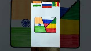 Jai Hind ❤️ Jai Bharat 🇮🇳 independenceday flagpainting republicday 15august 26january [upl. by Owens]