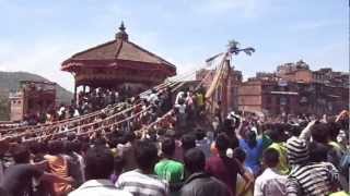 Michel Coppieters  Bisket Jatra Festival Bhaktapur 2012MP4 [upl. by Aneles]