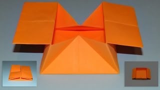 How To Make An Origami Pop Out Envelope  Box 02 [upl. by Namien]