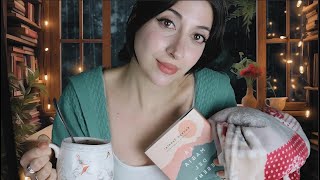 Un ASMR ACCOGLIENTE 🧦☕📖✨ roleplay 🌙  a cozy asmr english sub [upl. by Akinwahs397]