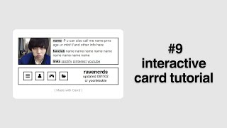 interactive carrd tutorial 9 [upl. by Eico]