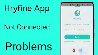 hryfine app not connecting problem [upl. by Navy]