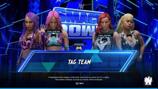 WWE 2K24 AWA knockdown live Team Bestie vs Evolution [upl. by Shel]