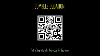 Gumbels Equation freetutorial lectureseries hydrology [upl. by Aimaj]