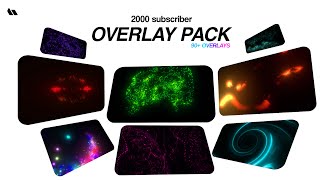 Overlay pack V1  90 OVERLAY  FOR EDITING ✨ [upl. by Dorena]