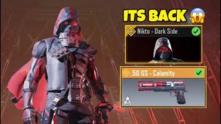 BEST Legendary Character NIKTO  Dark Side  50 GS Calamity is BACK in COD Mobile [upl. by Airemaj]