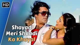 Shayad Meri Shaadi Ka Khayal  Souten 1983  Rajesh Khanna Tina Munim  Kishore Kumar Lata M [upl. by Namyl]