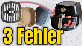 Airfryer WARNUNG Diese 3 Fehler ruinieren dein Essen und sind 🚨 gefährlich 🚨 [upl. by Lafleur]