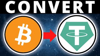 How To Convert Bitcoin BTC To USDT On Binance [upl. by Nodaj]