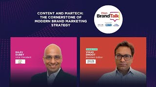 Content and Martech Key to Modern Brand Marketing  Rajiv Dubey amp Vikas Dhoot Pitch BrandTalk 2024 [upl. by Brubaker]