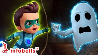 Super Chittiyum Kutti Bootavum  Little Ghost  Malayalam Kids Cartoons  infobells [upl. by Decker656]