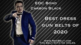 NEXBELT GUN BELTS FULL CARBON BOND SERIES REVIEW THE BEST DRESS BELT  GUN BELT ON THE MARKET 4K [upl. by Herm]