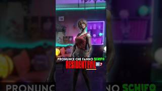 La pronuncia inglese di RESIDENT EVIL inglese videogiochi residentevil [upl. by Jessamyn980]