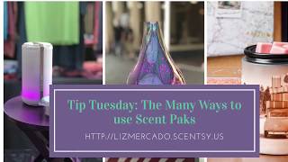 Tip Tuesday The Many Uses of a Scentsy Scent Pak [upl. by Boris919]