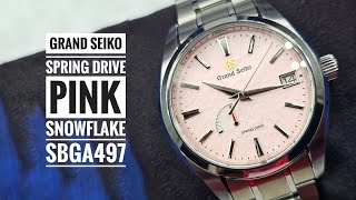 Grand Seiko Heritage Collection Spring Drive 20th Anniversary Limited Edition 1500 Pc SBGA497 [upl. by Nellad]