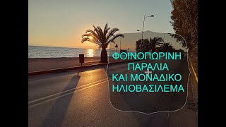 ΚΑΛΑΜΑΤΑ ΦΘΙΝΟΠΩΡΙΝΗ ΠΑΡΑΛΙΑ ΚΑΙ ΗΛΙΟΒΑΣΙΛΕΜΑ [upl. by Garris]