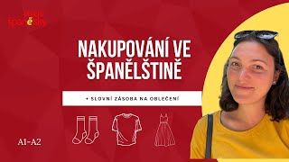 Nakupování ve španělštině  fráze a slovíčka [upl. by Ades]