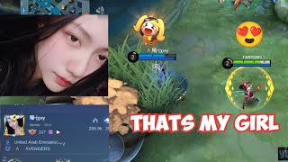 PLAYING WITH MY GIRL  NEW GAMEPLAY  MOBILE LEGENDS BANG BANG  FANTOM MOVES [upl. by Alimat333]