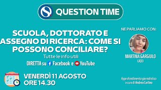 Dottorato e assegno di ricerca come conciliarli con la scuola [upl. by Seigel]