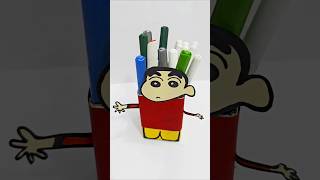 Shinshain paper pen holder Diy for kids viralshort youtubeshorts shortsfeed penholder [upl. by Selestina]