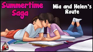 Summertime Saga FULL WALKTHROUGH v0207  Mia and Helen’s Route [upl. by Yarased]