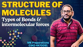 Coordinate covalent Bond  Intermolecular Forces  Hydrogen Bonding  Structure of Molecules  Ch 4 [upl. by Schacker]