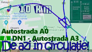 Autostrada A0 NORD Astăzi avem Primii km în circulație [upl. by Rybma537]