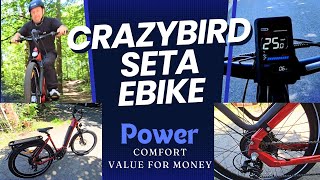 Top Value For The Money  Crazybird Seta Ebike [upl. by Yesnil844]