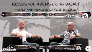 2012 Rossignol Avenger 76 Basalt Ski Review [upl. by Tenay610]