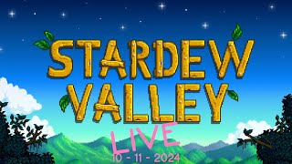 I play Stardew Valley 10112024c no commentary [upl. by Adarbil]