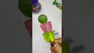 Fruit Juice Jelly With Lollipop Popsicle shotrs youtubeshort shortsvideoviral [upl. by Burger]