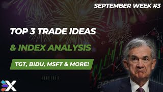 OPTIONS Trading Ideas  September Week 3  Xtrades [upl. by Havstad779]