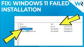 Windows 11 installation has failed Here’s how to fix this [upl. by Phaidra]