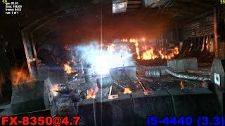 835047 vs 4440 in Metro Last Light SLI GTX 980 [upl. by Kutchins]