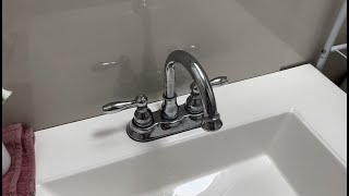 Review of Glacier Bay Bathroom Faucet [upl. by Yeoj]