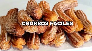 Como Hacer CHURROS CASEROS FACILES Y DELICIOSOS PARA VENDER [upl. by Vieva]