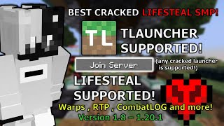 Best Cracked Lifesteal Smp 1201  TLauncher Supported [upl. by Aronson829]