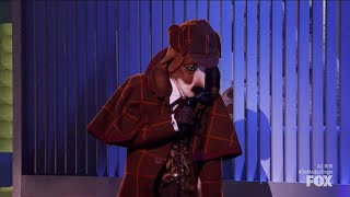 The Masked Singer 12 Sherlock Hound sings Used to be Young by Miley Cyrus [upl. by Suirtemed]