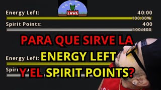 LAWL MMORPG  PARA QUE SIRVE LA BARRA DE ENERGY LEFT Y SPIRIT POINTS Y SACARLE EL MAYOR PROVECHO [upl. by Innos522]