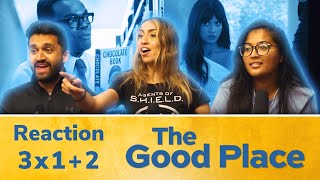 The Good Place 4x7 REACTION  quotHelp Is Other Peoplequot First Time Watching [upl. by Diskin]