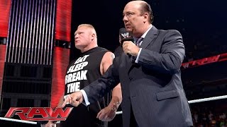 Triple H chooses John Cenas SummerSlam opponent Raw July 21 2014 [upl. by Agni]