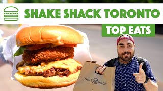 Shake Shack in TORONTO We try the Shake Shack classics as well as some new favourites [upl. by Odlopoel]