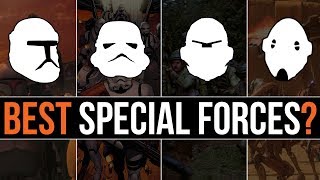 Which Star Wars Faction has the BEST SPECIAL FORCES  Star Wars Lore [upl. by Eibbor604]