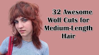 Chic Wolf Cuts for MediumLength Hair Top Looks Revealed [upl. by Noleta494]