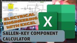 SallenKey Component Calculator Spreadsheet [upl. by Dorri]