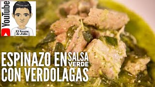 Espinazo en salsa verde con verdolagas [upl. by Ralf687]