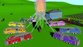 Firetruck Colors  Learning for Kids [upl. by Anuahsal]