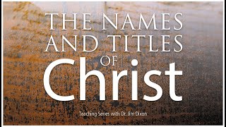 1997 Names and Titles of Christ The Holy One Part One by Dr Jim Dixon [upl. by Ahsielat]