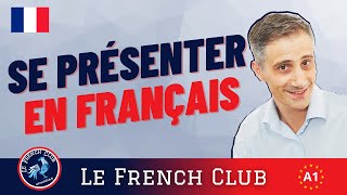 Présentations en français  Se présenter 💁🏻‍♂️ [upl. by Uokes]