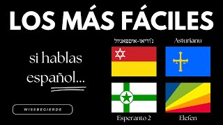 Los 20 idiomas MÁS FÁCILES para hablantes del Español 🇪🇦🇮🇹🇦🇩🇵🇹🇫🇷🇮🇱🇵🇭 [upl. by Beatrisa]